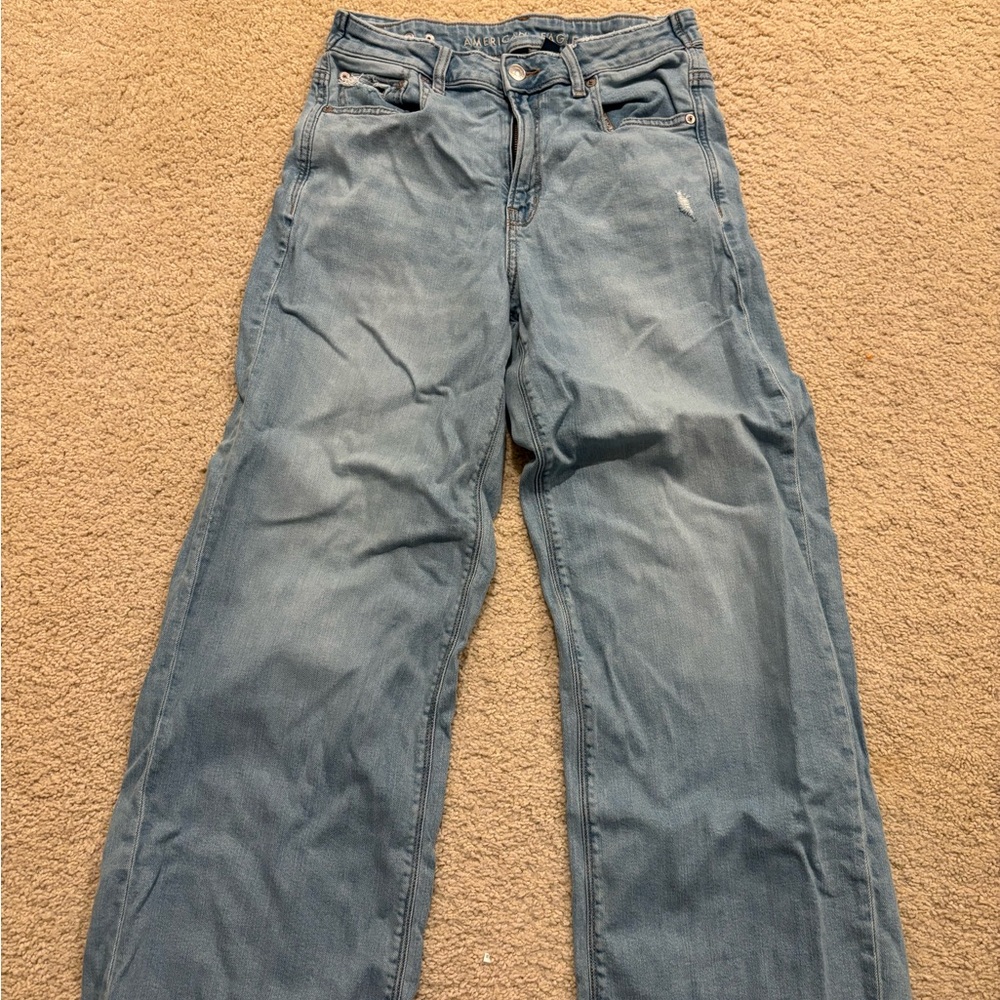American Eagle Outfitters Light Blue Flare Jeans